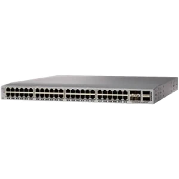 Nätverksswitch - Cisco - Nexus N9K-C92348GC-X - 48 Gigabit-portar - 400W AC - Hanterad- USED Grå