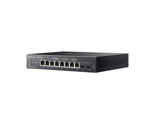 TP-Link Omada SG2210XMP-M2, hanterad, L2/L2+, 2.5G Ethernet (100/1000/2500), Strömförsörjning via Ethernet (PoE) stöd, Rackmontering, Monteringsbar p