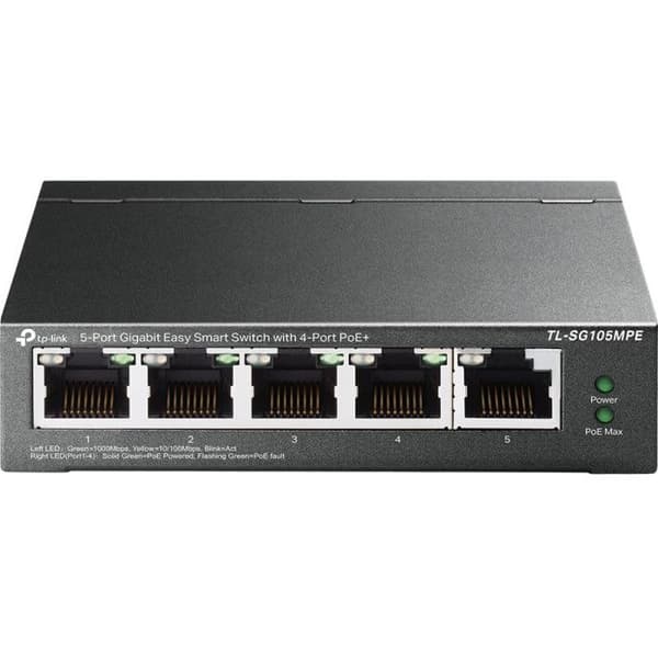 TP-LINK nätverksswitch L2 Gigabit Ethernet (10/100/1000) Ethernet-anslutning, stöder strömförsörjning via denna port