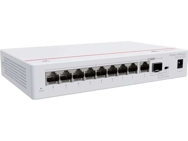 Switch Huawei HUAWEI S110-8T2ST 8x10/100/1000BASE-T ports 1xGE SFP port 1x10/100/1000BASE-T port with 7xAC power adapter fanless