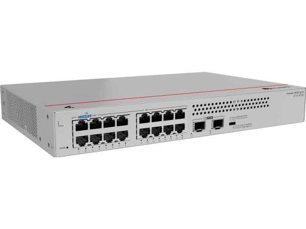 Huawei eKitEngine S110 Series S110-16T2S - Switch - ohanterad - 16 x 10/100/1000 + 2 x gigabit SFP (upplänk) - skrivbordsmodell, väggmonterbar
