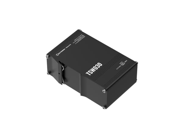 Teltonika TSW030 - Switch - ohanterad - 8 x 10/100 - DIN-skenmonterbar