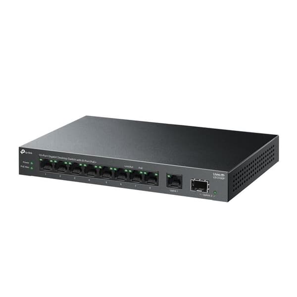 TP-Link LiteWave LS1210GP. Växlingstyp: ohanterad. Grundläggande RJ-45 Ethernet-switchtypsportar: Gigabit Ethernet