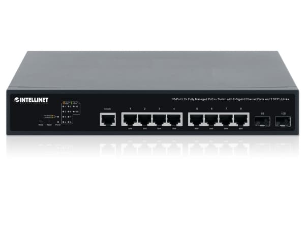 Intellinet 562003, Managed, L2+/L3, Gigabit Ethernet (10/100/1000), Power over Ethernet (PoE), Rack mounting, 1U