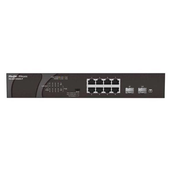 Ruijie Networks Rg-es110gds-p Afbryder Sort