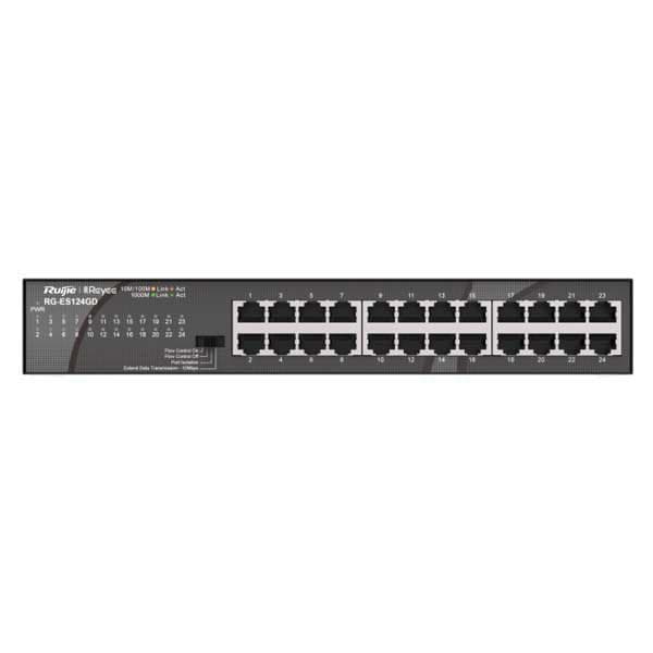 Ruijie Networks Rg-es124gd Afbryder Sort