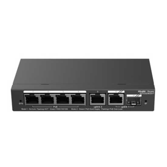 Ruijie Networks Rg-es206gs-p Afbryder Sort