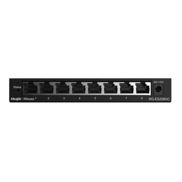 Ruijie Networks Rg-es208gc Strömbrytare Grå