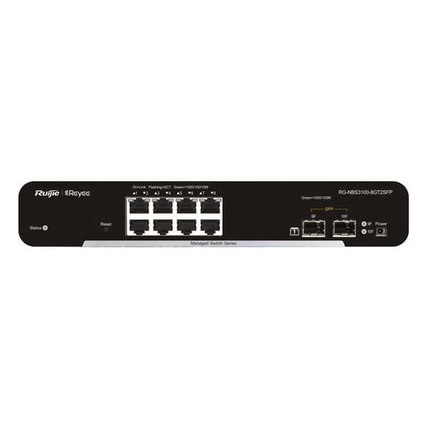 Ruijie Networks Rg-nbs3100-8gt2sfp Afbryder Sort