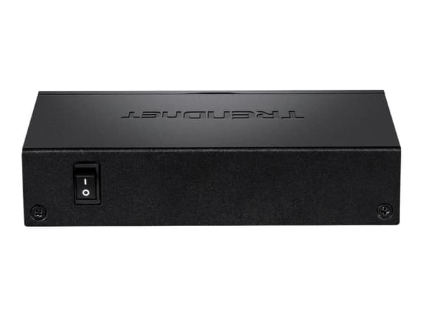 TRENDnet TPE TG52 - Switch - 4 x 10/100/1000 (PoE+) + 1 x 10/100/1000 - skrivbordsmodell, väggmonterbar - PoE+ (32 W) - TAA-kompatibel