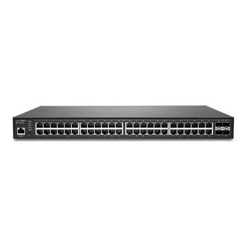 SONICWALL SWS14-48FPOE L2 Gigabit Ethernet (10-100-1000) Managed Switch med 48 RJ-45-portar och PoE