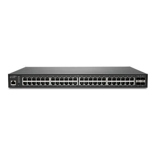 SONICWALL SWS14-48FPOE-switch - Managed L2 Gigabit Ethernet - 48 RJ-45-portar - 4 SFP+-moduler - PoE-stöd