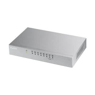 ZyXEL ES-108A v2 - Switch - ohanterad - 8 x... Metallisk