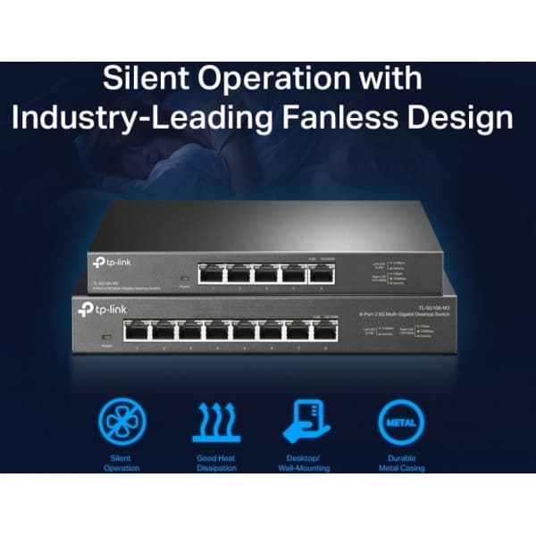 TP-Link TL-SG108-M2 2,5 Gigabit 8-portars switch