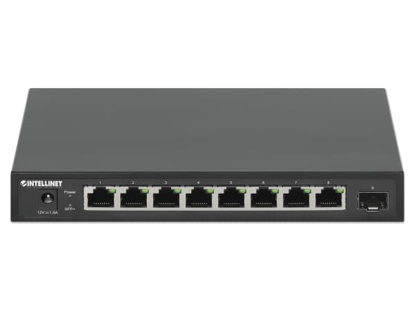 Intellinet 562096, Ohanterad, 2.5G Ethernet (100/1000/2500), Full duplex, Monteringsbar på väggen