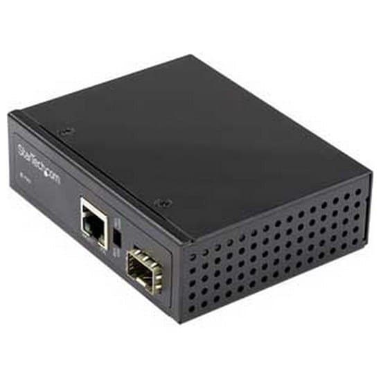 Startech Poe+ Ethernet Till Fiber Mediakonverter Imc1gsfp60w 60w Svart