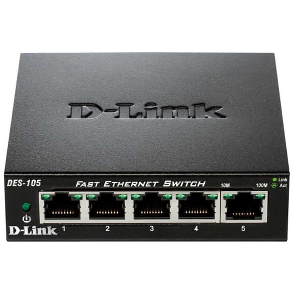 D-link Des-105 5 Verkkokytkim Musta One Size / EU Plug musta