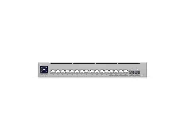 Ubiquiti UniFi Switch Pro Max 16 PoE - Switch - L3 - Styrt - 12 x 10/100/1000 (12 PoE+, 4 PoE++) + 4 x 2.5GBase-T + 2 x 10 Gigabit Ethernet - stasjon
