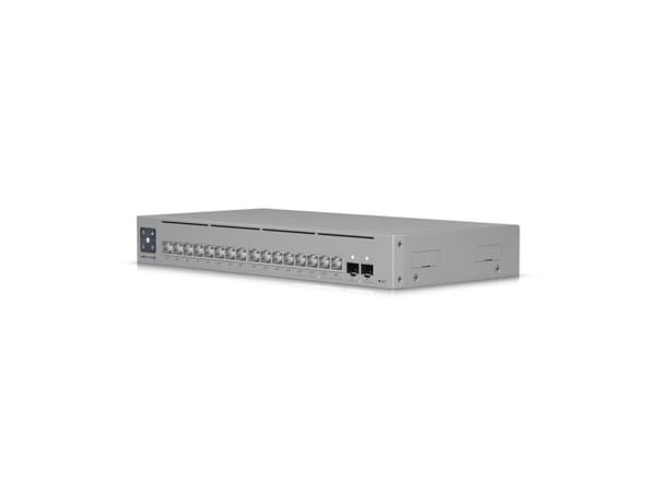 Ubiquiti UniFi Switch Pro Max 16 PoE - Switch - L3 - Styrt - 12 x 10/100/1000 (12 PoE+, 4 PoE++) + 4 x 2.5GBase-T + 2 x 10 Gigabit Ethernet - stasjon