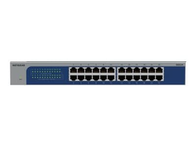 NETGEAR GS524v3 - Switch - 24 x 10/100/1000 - rackmonterbar, väggmonterbar Grå