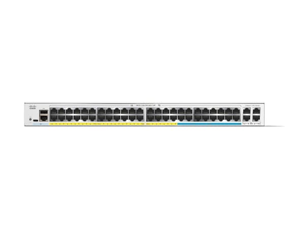 Cisco Catalyst C1300-48MGP-4X, Managed, L2/L3, Gigabit Ethernet (10/100/1000), Power over Ethernet (PoE), Rack mounting