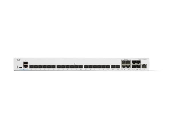 Cisco Catalyst 1300-24XTS - Switch - L3 - smart - 12 x 10 Gigabit Ethernet + 12 x 10 Gigabit SFP+ - rackmonterbar