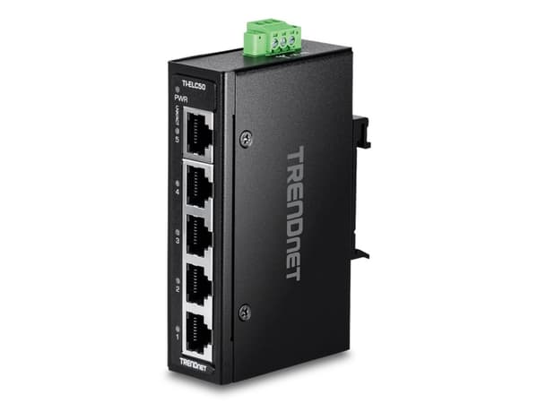 TRENDnet - Switch - DIN-skenmonterbar