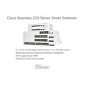 Miniatyrbild 2 av 3: Cisco CBS220-8P-E-2G-EU Smart 8-ports GE, PoE+ 65W, Ext PS, 2x1G SFP