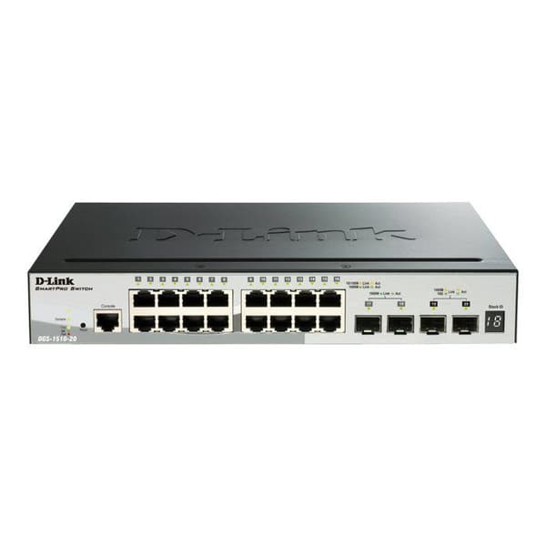 DGS-1510-serien är D-Links senaste generation av konfigurerbara switchar med en 10G-port, vilket gör den idealisk för