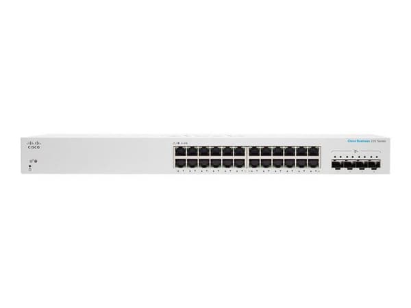 Switch - Cisco - CBS220-24T-4X-EU - 24 portar GE - 4x10G SFP+ - Smart