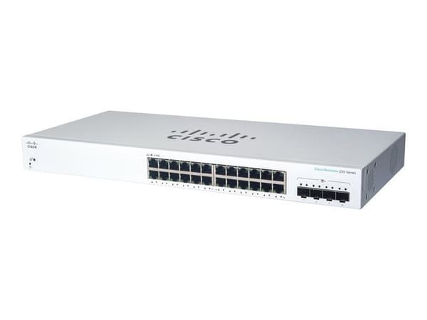 Switch - Cisco - CBS220-24T-4X-EU - 24 portar GE - 4x10G SFP+ - Smart