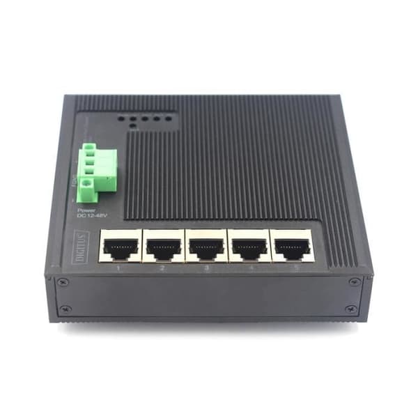 Gigabit Ethernet-hanterad nätverksswitch - DIGITUS DN-651126 - 5 portar - 10 Gbps switchkapacitet