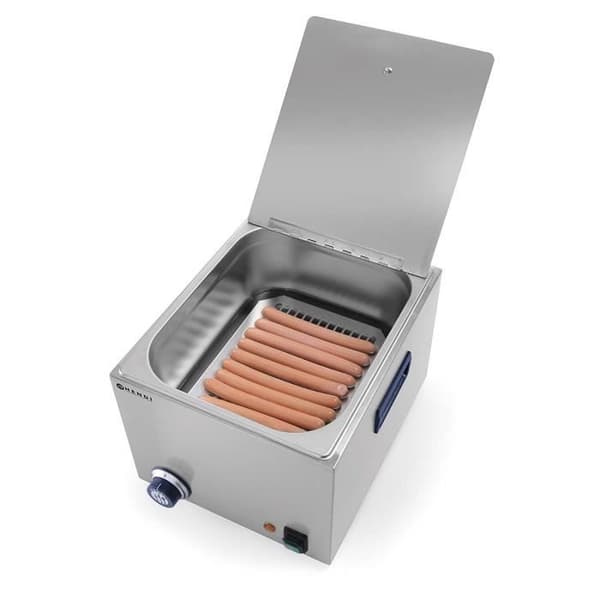 Korvvärmare - Hendi - 240502 - Justerbar temperatur - Rostfritt stål - 10 liter