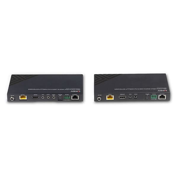 LINDY KVM HDMI 4K60-extender över RJ45 HDBaseT upp till 100m - Ljud / IR / RS232