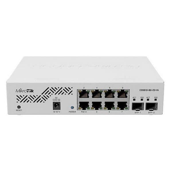 Mikrotik CSS610-8G-2S+IN RJ45 Desktop Network Switch Vit