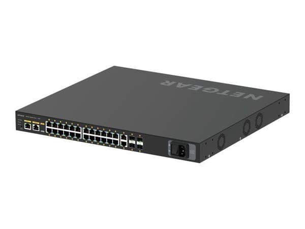 Nätverksswitch - Netgear - GSM4230PX - 30 portar - 24 PoE+ - 4 SFP+ - 480W