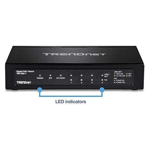 TRENDnet TPE-TG611 TPE-TG611 6-portars Gigabit PoE+ Switch