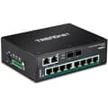 Miniatyrbild 3 av 3: Ethernet-switch - TRENDNET - TI-PG102 - 10 portar - Modulerbar - POE+