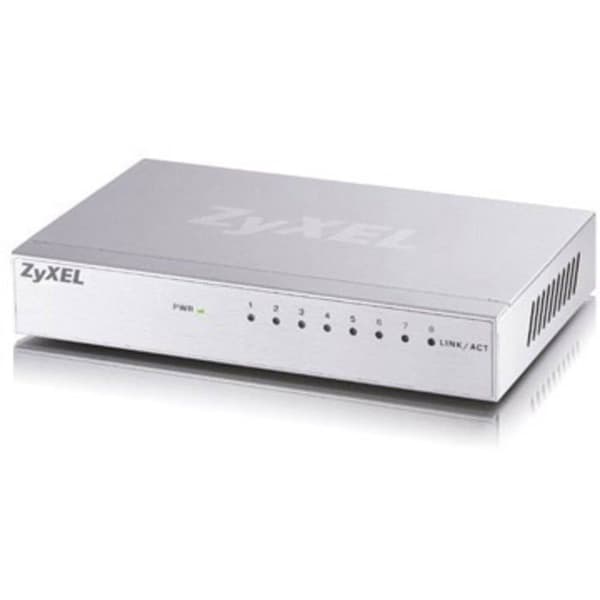 Zyxel GS-108B V3 Ohanterad L2+ Gigabit Ethernet (10/100/1000) Silver Silver