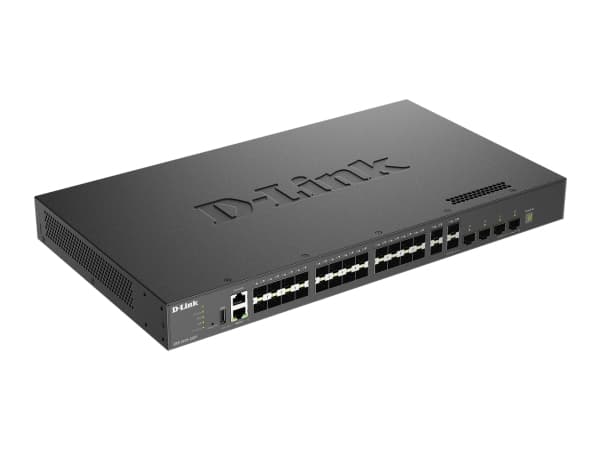 D-Link DXS 3410-32SY - Switch - L3 - Managed - 28 x 10 Gigabit SFP+ + 4 x 25 Gigabit SFP28 - rackmonterbar