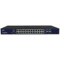 Miniatyrbild 1 av 3: Nätverksswitch - ALLNET - ALL-SG8626PM - 24+4 portar - 52 GBit/s - PoE-funktion