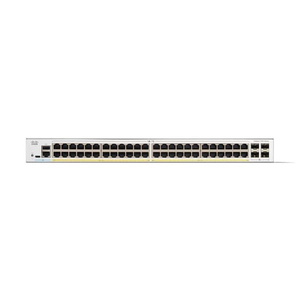 Switch - CISCO - Catalyst 1200 - 48 portar GE PoE - 4x10G SFP+ - Förstärkt säkerhet
