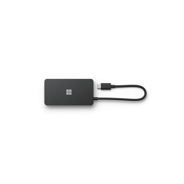 USB C 5 i 1-hubb - Microsoft - Svart - 5 portar - USB-C - Typ USB-hubb