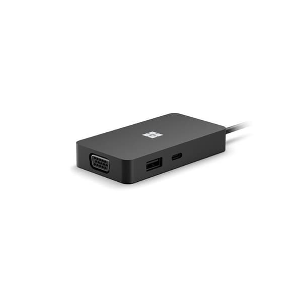 USB C 5 i 1-hubb - Microsoft - Svart - 5 portar - USB-C - Typ USB-hubb