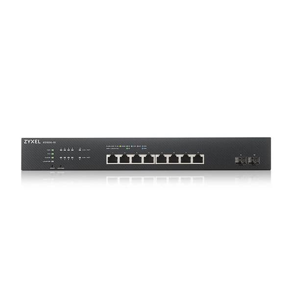 Hantera switch - Zyxel - XS1930-10 - 8 RJ-45 portar - 2 SFP+ moduler - 200 Gbit/s