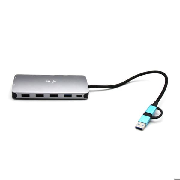 USB-hub i-Tec CANANOTDOCKPD Silver
