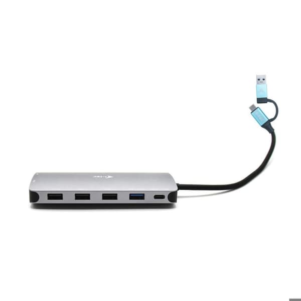 USB-hub i-Tec CANANOTDOCKPD Silver
