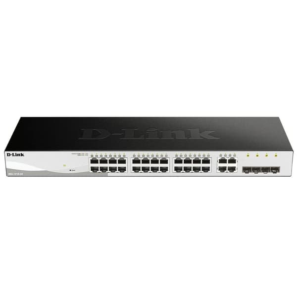 Kytkin D-Link DGS-1210-24/E Musta Ethernet LAN 10/100/1000 24 x RJ45 musta