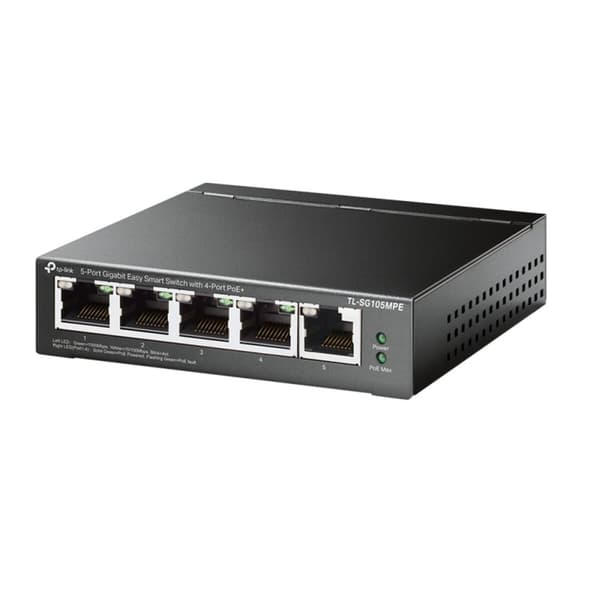Kytkin TP-Link TL-SG105MPE musta