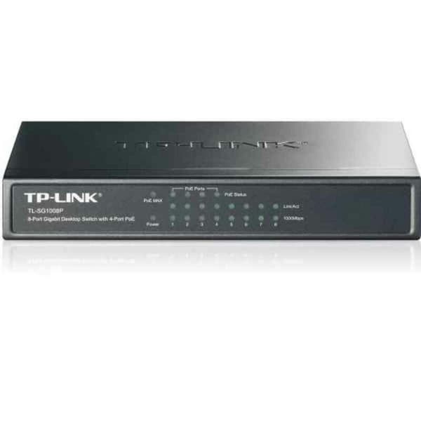 Switch TP-Link TL-SG1008P 8P Gigabit 4xPoE Grå